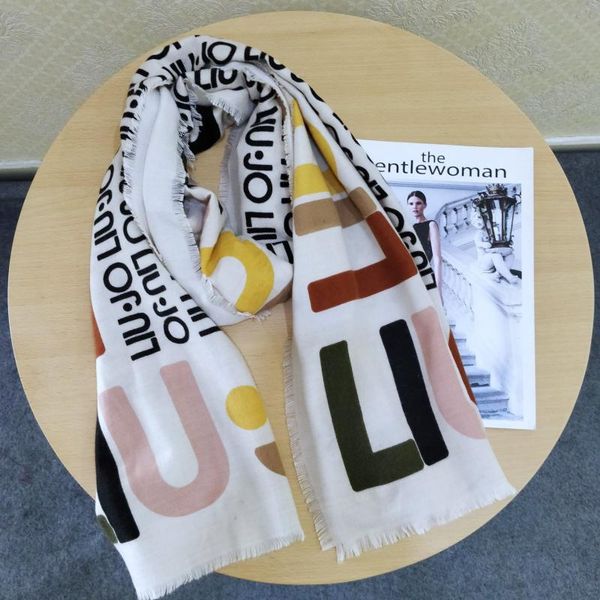 italian foreign trade style ladies fashion letter long shawl scarf scarves, Blue;gray
italian foreign trade style ladies fashion letter long shawl scarf scarves, Blue;gray