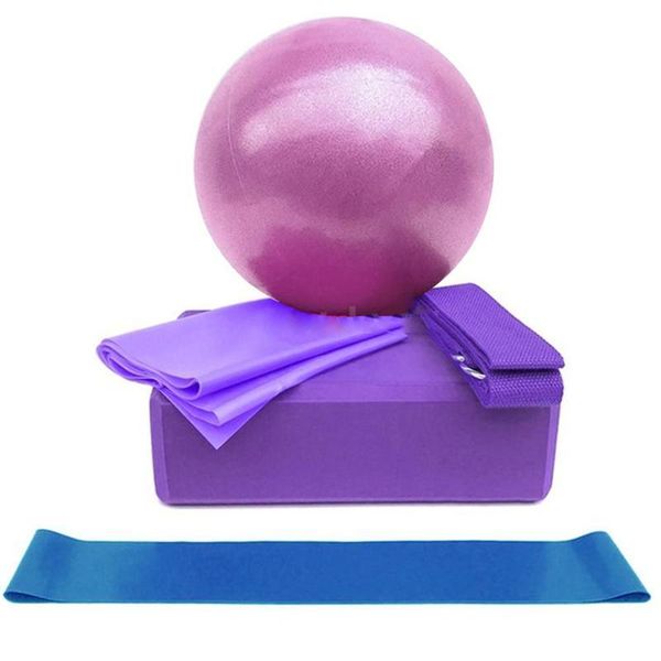 5pcs/set yoga equipment set ball block stretching strap cotton resistance loop band fitness exercise balls
5pcs/set yoga equipment set ball block stretching strap cotton resistance loop band fitness exercise balls