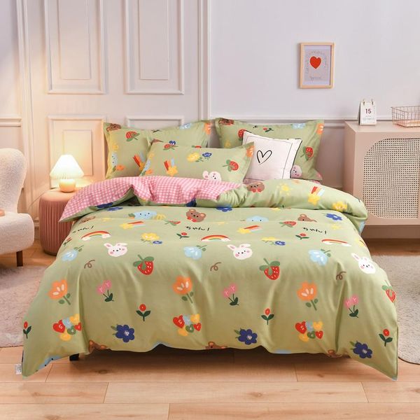 bedding sets cartoon rabbits bear printed washed cotton quilt cover pillow case bed sheet bedroom soft comfortable single set oceania
bedding sets cartoon rabbits bear printed washed cotton quilt cover pillow case bed sheet bedroom soft comfortable single set oceania