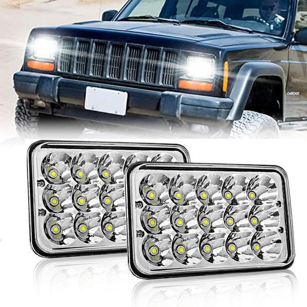 car headlights 4x6 far and near beam truck light led square modified off-road headlight 45w
car headlights 4x6 far and near beam truck light led square modified off-road headlight 45w