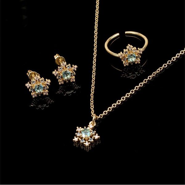 earrings & necklace zircon snowflake pendant temperament jewelry sets women wedding engagement party accessories earrings/necklace/rings, Silver
earrings & necklace zircon snowflake pendant temperament jewelry sets women wedding engagement party accessories earrings/necklace/rings, Silver