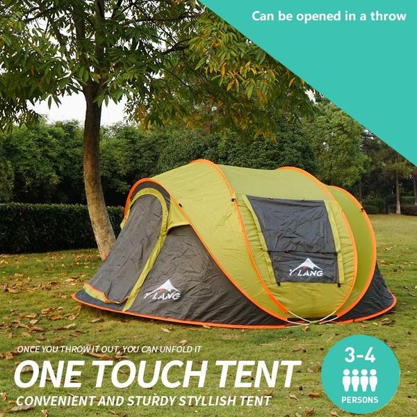 2.8*2.1*1.2m one touch tent 3-4 person outdoor automatic tents four sides open large waterproof camping hiking and shelters
2.8*2.1*1.2m one touch tent 3-4 person outdoor automatic tents four sides open large waterproof camping hiking and shelters