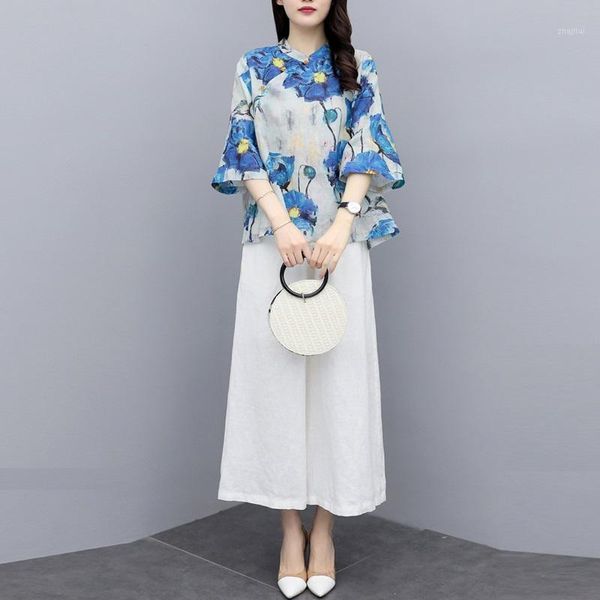 piece outfits for women flare sleeve blouse shirt white pants suit 2021 summer casual floral print wide leg pant sets 3xl two dress
piece outfits for women flare sleeve blouse shirt white pants suit 2021 summer casual floral print wide leg pant sets 3xl two dress
