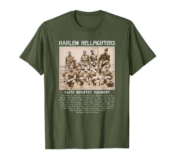 Harlem Hellfighters Vintage Black History WWI WWII Soldiers T-Shirt, Mainly pictures
Harlem Hellfighters Vintage Black History WWI WWII Soldiers T-Shirt, Mainly pictures
