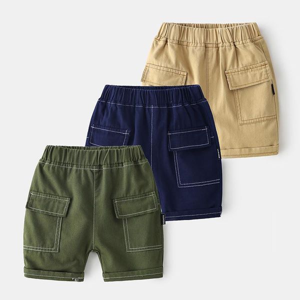 summer big pocket boys shorts cotton elastic waist kids knee length cargo pant toddler trousers children's clothes, Blue
summer big pocket boys shorts cotton elastic waist kids knee length cargo pant toddler trousers children's clothes, Blue