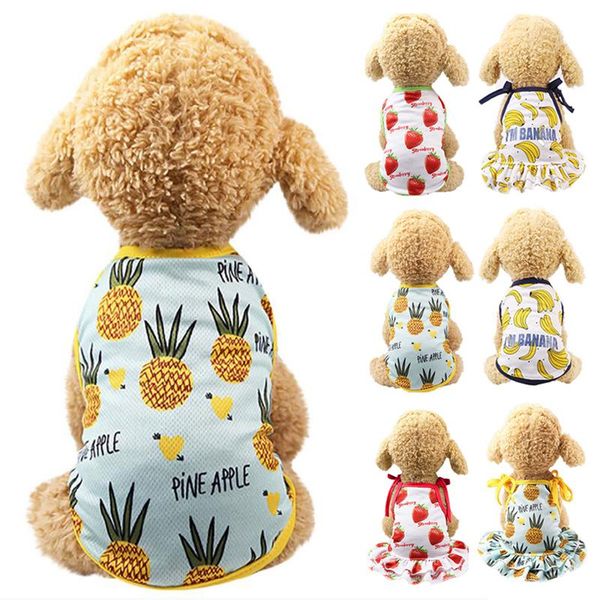 dog apparel cute pet couple clothes summer cool mesh vest shirt dress for small dogs poodle pug fruit print t-shirt bitch skirt
dog apparel cute pet couple clothes summer cool mesh vest shirt dress for small dogs poodle pug fruit print t-shirt bitch skirt
