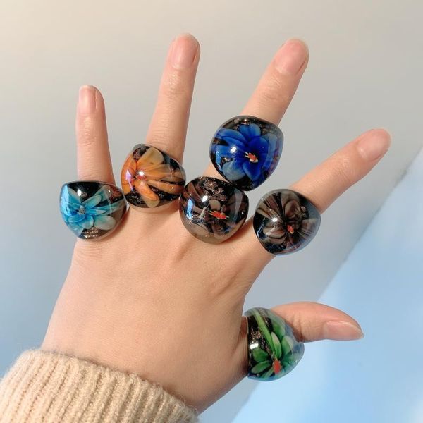 acrylic rings fashion temperament big geometric ring wholesale jewelry mixed flowers trend accessories, Silver
acrylic rings fashion temperament big geometric ring wholesale jewelry mixed flowers trend accessories, Silver
