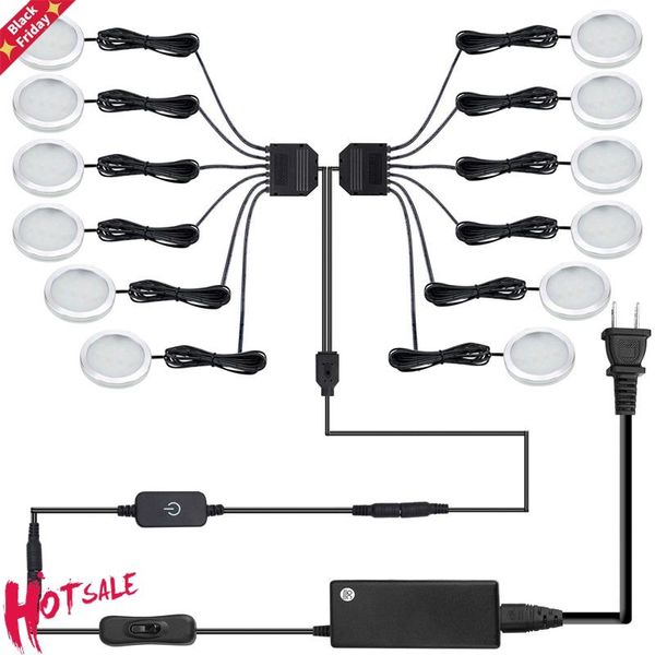 led under cabinet light kitchen white round 3/4/6/8/12 puck lighting kit touch switch dimmer and plug for counter lights wall lamp
led under cabinet light kitchen white round 3/4/6/8/12 puck lighting kit touch switch dimmer and plug for counter lights wall lamp