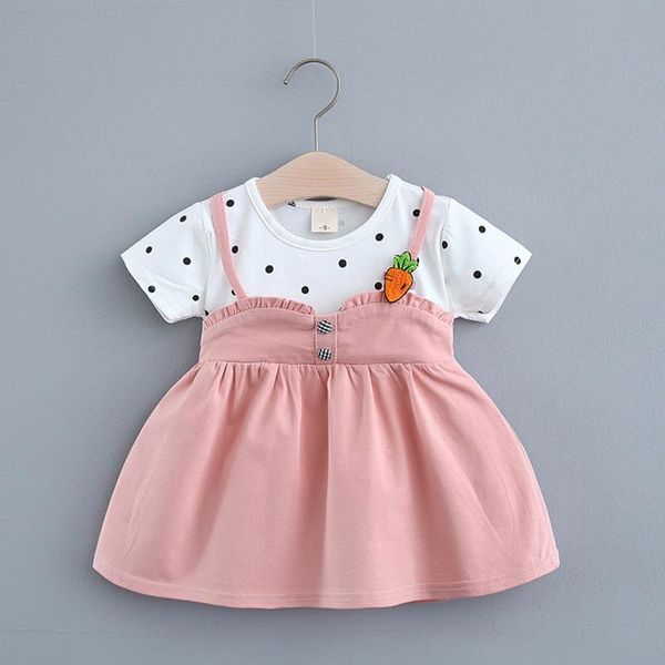girl's dresses cute baby girl dress toddler girls short sleeve radish polka dot printed clothes casual daily wear summer clothing, Red;yellow
girl's dresses cute baby girl dress toddler girls short sleeve radish polka dot printed clothes casual daily wear summer clothing, Red;yellow