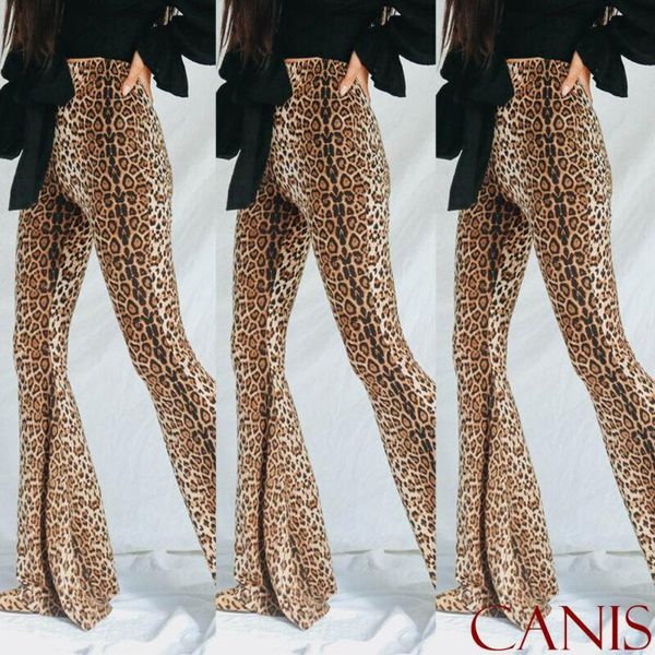 women's pants & capris women leopard print loose lady bandage casual high waist long trousers, Black;white
women's pants & capris women leopard print loose lady bandage casual high waist long trousers, Black;white