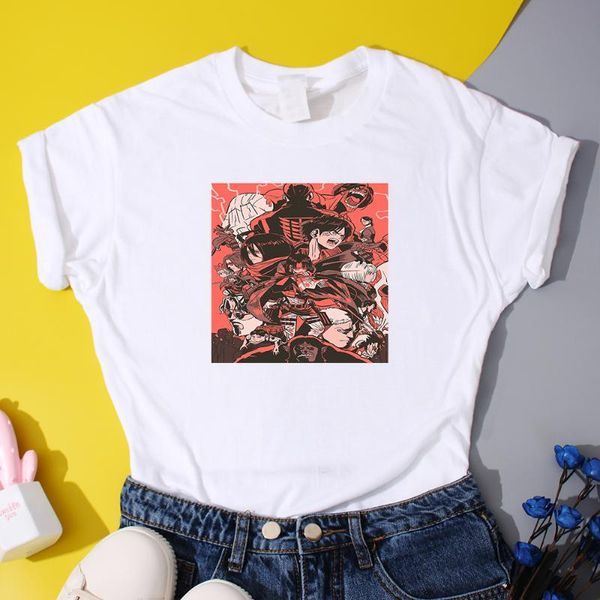 women's t-shirt anime attack on titan t shirt japan style manga graphic female t-shirts harajuku fashion women cool girl clothes, White
women's t-shirt anime attack on titan t shirt japan style manga graphic female t-shirts harajuku fashion women cool girl clothes, White