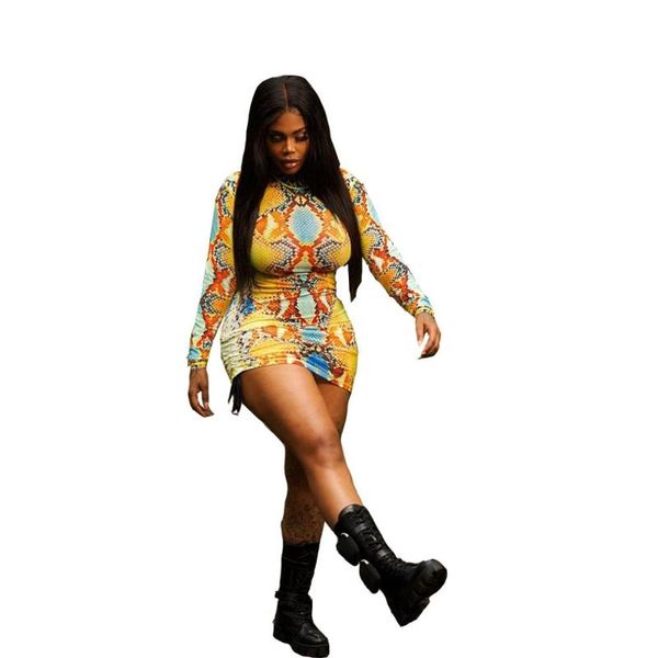 snake skin neon clothes women dresses for evening party and wedding mini long sleeve lady vestidos ins recommend style casual, Black;gray
snake skin neon clothes women dresses for evening party and wedding mini long sleeve lady vestidos ins recommend style casual, Black;gray