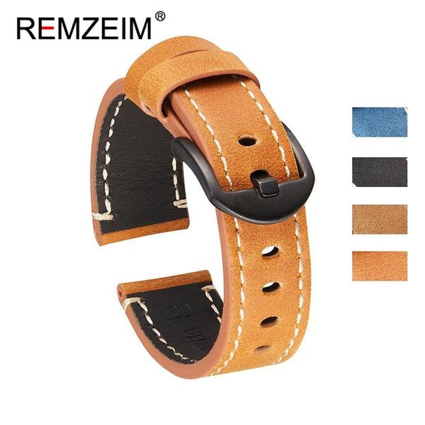 watch bands remzeim crazy horse leather band 20mm 22mm 24mm straps watchbands dark brown light black blue belt soild buckle, Black;brown
watch bands remzeim crazy horse leather band 20mm 22mm 24mm straps watchbands dark brown light black blue belt soild buckle, Black;brown
