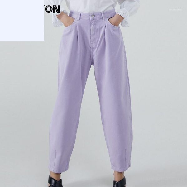 women spring fashion vintage purple denim harem pants oversize casual loose jeans trousers female pantalon femme women's & capris, Black;white
women spring fashion vintage purple denim harem pants oversize casual loose jeans trousers female pantalon femme women's & capris, Black;white