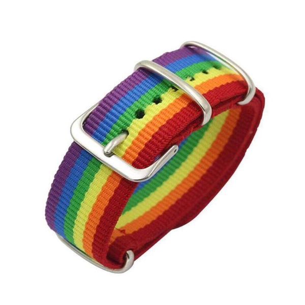 charm bracelets rainbow nylon canvas woven bracelet adjustable watch bands ballistic strap loop replacement wristband, Golden;silver
charm bracelets rainbow nylon canvas woven bracelet adjustable watch bands ballistic strap loop replacement wristband, Golden;silver