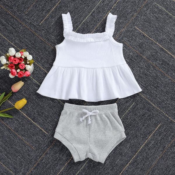 clothing sets baby & children's 0-24m born girl summer clothes knitted crop + shorts pants outfits, White
clothing sets baby & children's 0-24m born girl summer clothes knitted crop + shorts pants outfits, White