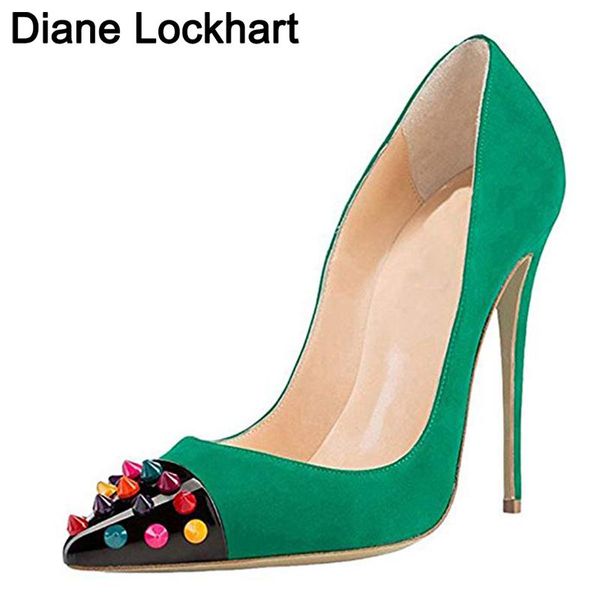 women pumps, high heels shoes 12cm black stiletto pointed toe woman party rivet for plus size 5- dress
women pumps, high heels shoes 12cm black stiletto pointed toe woman party rivet for plus size 5- dress