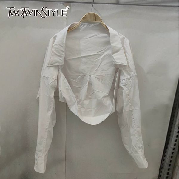 irregular white casual shirt for women lapel collar long sleeves blouse female summer fashion clothing 210524
irregular white casual shirt for women lapel collar long sleeves blouse female summer fashion clothing 210524