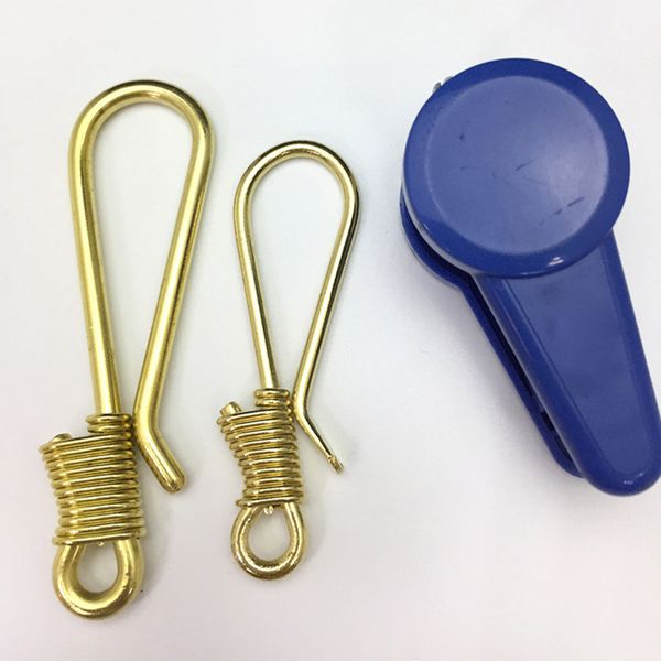 10PCBrass Keyring Hooks Manual Key Chain Hook Buckle Pure Copper Winding Keychain Hook Handicraft Accessories for Home (Golden
10PCBrass Keyring Hooks Manual Key Chain Hook Buckle Pure Copper Winding Keychain Hook Handicraft Accessories for Home (Golden