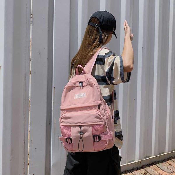 backpack college school women's students solid backpacks for girls trend female bags korean large capacity casual schoolba
backpack college school women's students solid backpacks for girls trend female bags korean large capacity casual schoolba