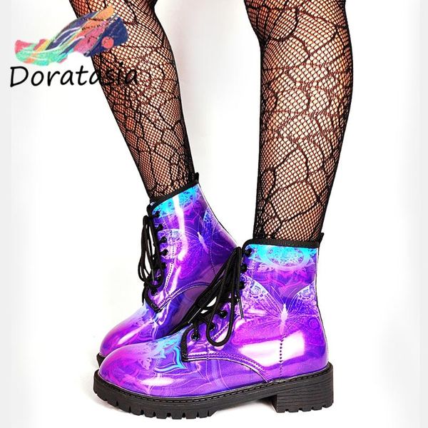 boots doratasia the large size 43 women platform lace up gothic chunky heel shoes fashion design casual motorcycle, Black
boots doratasia the large size 43 women platform lace up gothic chunky heel shoes fashion design casual motorcycle, Black