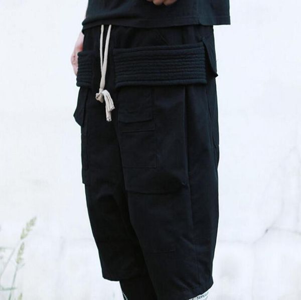 men's pants the united europe states spring and summer thin section of low crotch multi-pocket fake two pieces black trousers27-40
men's pants the united europe states spring and summer thin section of low crotch multi-pocket fake two pieces black trousers27-40
