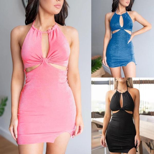casual dresses ladies dress sling halter neck hollow irregular short summer mini women sleeveless x9x1, Black;gray
casual dresses ladies dress sling halter neck hollow irregular short summer mini women sleeveless x9x1, Black;gray