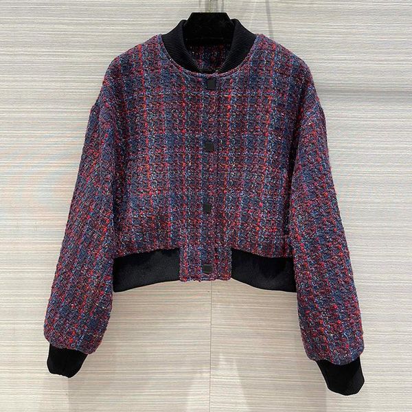 women's jackets red blue plaid fashion tweed coat women camellia liner drop shoulder vintage bomber jacket lady 2021 autumn win, Black;brown
women's jackets red blue plaid fashion tweed coat women camellia liner drop shoulder vintage bomber jacket lady 2021 autumn win, Black;brown