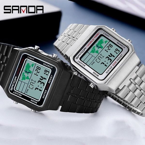 wristwatches square luxury men watches digital electronic clock waterproof dress business wristwatch women sport watch relogio masculino, Slivery;brown
wristwatches square luxury men watches digital electronic clock waterproof dress business wristwatch women sport watch relogio masculino, Slivery;brown