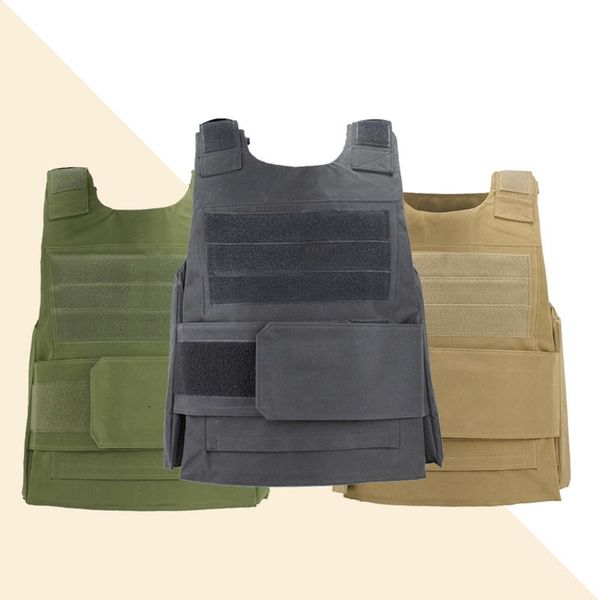 tactical vest outdoor training military molle waistcoat combat assault plate carrier hunting protection jackets, Camo;black
tactical vest outdoor training military molle waistcoat combat assault plate carrier hunting protection jackets, Camo;black
