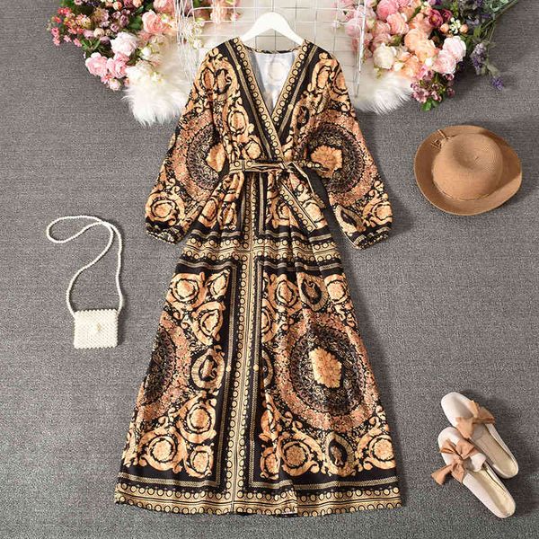casual dresses spring women long ladies retro v-neck lantern sleeves drawstring sashes printed mid-calf swing 6uiw, Black;gray
casual dresses spring women long ladies retro v-neck lantern sleeves drawstring sashes printed mid-calf swing 6uiw, Black;gray