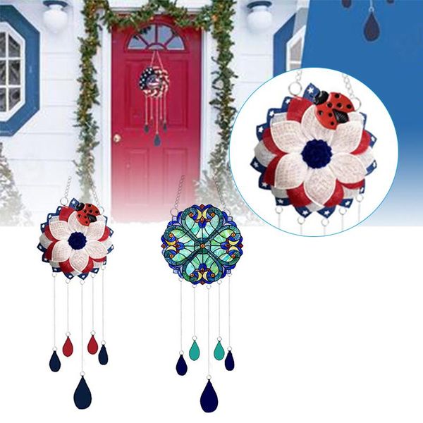 decorative objects & figurines independence day wind chime acrylic piece colorful printed suncatcher blessing decor for outdoor window garde
decorative objects & figurines independence day wind chime acrylic piece colorful printed suncatcher blessing decor for outdoor window garde