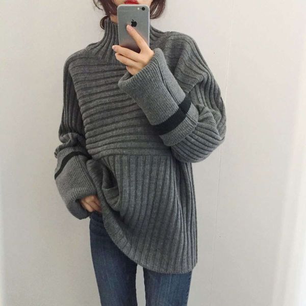women's sweaters sweaters sweatersautumn winter large clothing thickened high neck loose thin sweater pullover ladies woman cardigan b0, White;black
women's sweaters sweaters sweatersautumn winter large clothing thickened high neck loose thin sweater pullover ladies woman cardigan b0, White;black