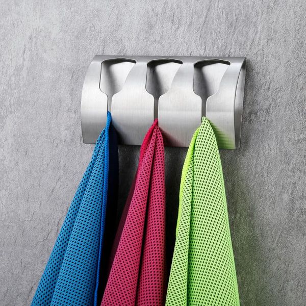 robe hooks strong self adhesive triple towel holder rack stainless steel coat hook eruopan bathroom accessories wall hanger hat
robe hooks strong self adhesive triple towel holder rack stainless steel coat hook eruopan bathroom accessories wall hanger hat