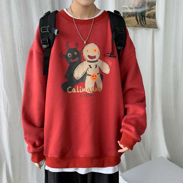 men's hoodies & sweatshirts sweater autumn round neck pullover youth fashion cartoon printed 9qme, Black
men's hoodies & sweatshirts sweater autumn round neck pullover youth fashion cartoon printed 9qme, Black