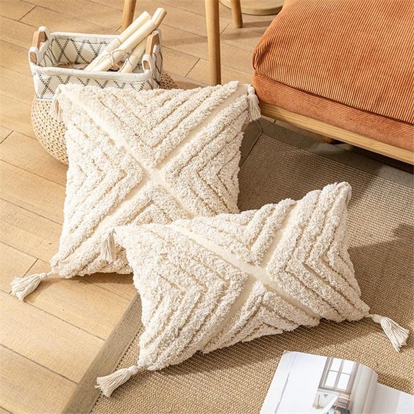 cushion/decorative pillow simple stripe tufted cushion cover nordic style sofa bed chair decor back with tassels case 45x45cm/30x50cm
cushion/decorative pillow simple stripe tufted cushion cover nordic style sofa bed chair decor back with tassels case 45x45cm/30x50cm