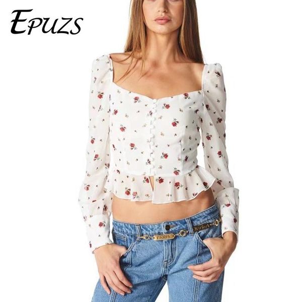 vintage floral print ruffles chiffon blouse korean fashion square collar long sleeve white shirt summer ladies blusa mujer women's blo
vintage floral print ruffles chiffon blouse korean fashion square collar long sleeve white shirt summer ladies blusa mujer women's blo