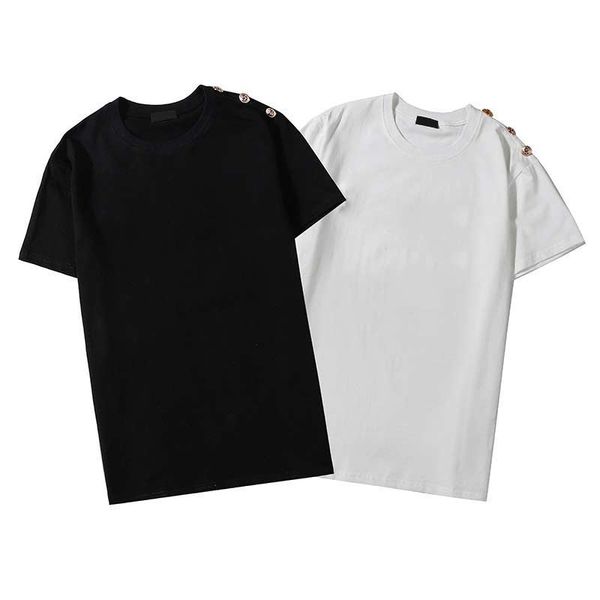 luxury casual mens t shirt wear designer short sleeve 100% cotton wholesale black and white size s ~ 2xl, White;black
luxury casual mens t shirt wear designer short sleeve 100% cotton wholesale black and white size s ~ 2xl, White;black