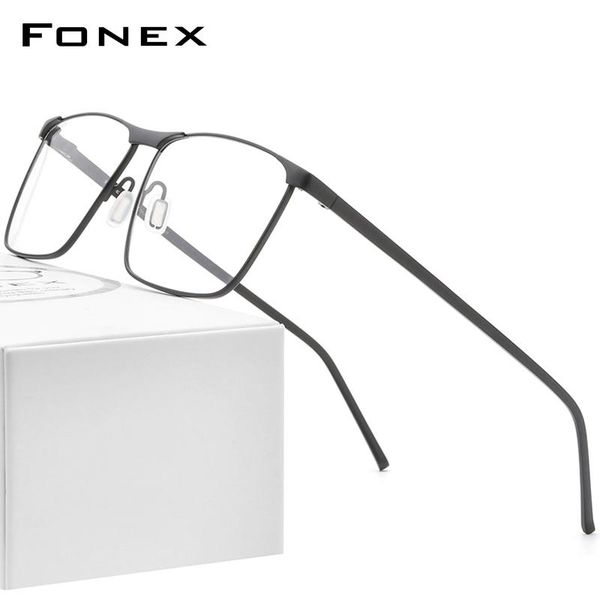 pure titanium glasses frame men 2021 prescription eye for square eyeglasses myopia optical eyewear 8526 fashion sunglasses frames, Black
pure titanium glasses frame men 2021 prescription eye for square eyeglasses myopia optical eyewear 8526 fashion sunglasses frames, Black