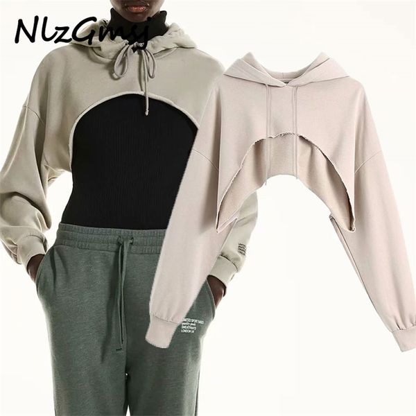 sweatshirt women spring pure color hooded drawstring short sleeve casual fashion long cropped 210628, Black
sweatshirt women spring pure color hooded drawstring short sleeve casual fashion long cropped 210628, Black