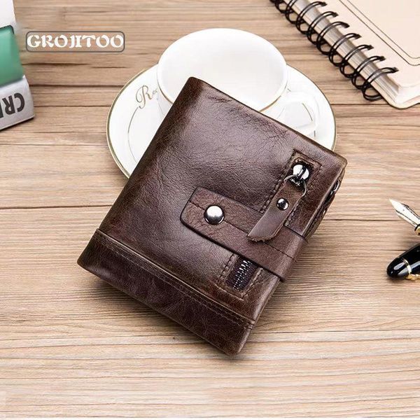 genuine leather men wallet cowhide zipper buckle short for large capacity women purse, Red;black
genuine leather men wallet cowhide zipper buckle short for large capacity women purse, Red;black