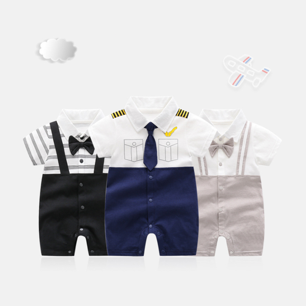 jumpsuits born infant baby romper summer short-sleeve cotton soft gentleman and pilot style one-picecs jumpsuit boy clothes, Blue
jumpsuits born infant baby romper summer short-sleeve cotton soft gentleman and pilot style one-picecs jumpsuit boy clothes, Blue