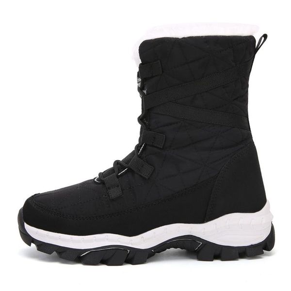 boots style fashion winter ankle women's velvet warm snow large outdoor waterproof shoes woman zapatos de mujer, Black
boots style fashion winter ankle women's velvet warm snow large outdoor waterproof shoes woman zapatos de mujer, Black