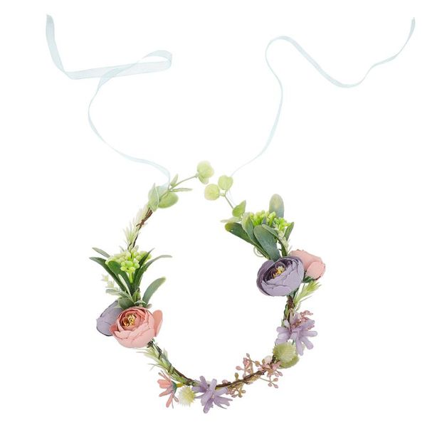 decorative flowers & wreaths elegant garland headband novelty wreath hairband floral headdress with ribbon
decorative flowers & wreaths elegant garland headband novelty wreath hairband floral headdress with ribbon