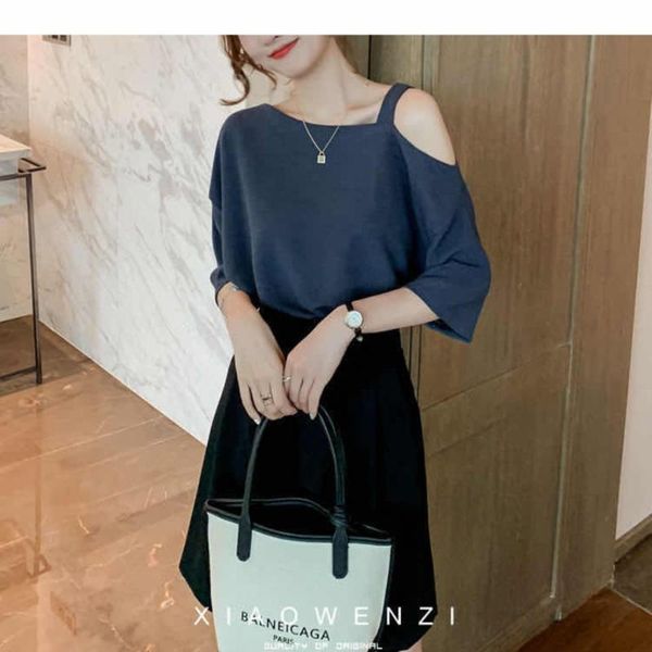summer office ladies one shoulder solid korean blouse and high waist wide leg shorts sets women 2 piece set q165 women's tracksuits, Gray
summer office ladies one shoulder solid korean blouse and high waist wide leg shorts sets women 2 piece set q165 women's tracksuits, Gray