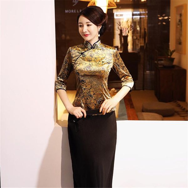 women's blouses & shirts plus size 5xl ladies cheongsam daily performances mothers wear fashion retro chinese tang suit kimono women, White
women's blouses & shirts plus size 5xl ladies cheongsam daily performances mothers wear fashion retro chinese tang suit kimono women, White