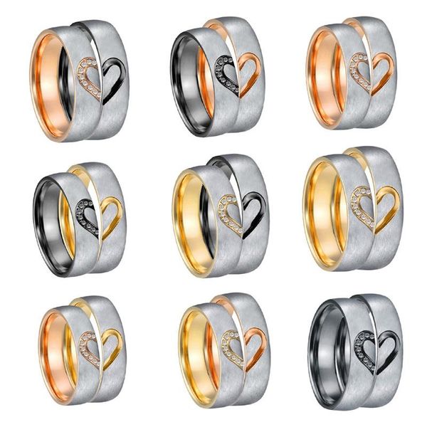wedding rings lover's valentine gift alliance cz i love you heart couple for men and women ladies proposal ring marriage, Slivery;golden
wedding rings lover's valentine gift alliance cz i love you heart couple for men and women ladies proposal ring marriage, Slivery;golden