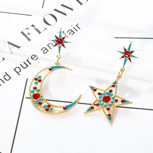 dangle & chandelier fashion ethnic moon star asymmetric drop earrings for women geometric long jewelry bijoux 2021 accessories, Silver
dangle & chandelier fashion ethnic moon star asymmetric drop earrings for women geometric long jewelry bijoux 2021 accessories, Silver