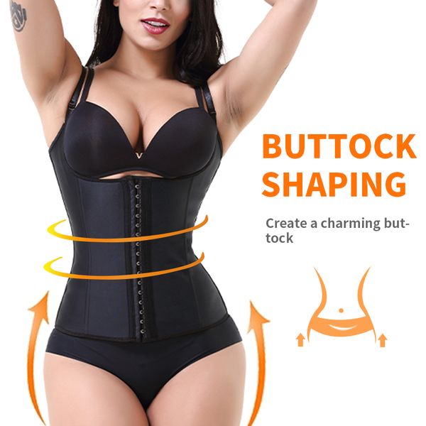 latex waist trainer vest 9 steel bones latex vest waist trainer slimming underwear bodsuit slimming belt modeling strap shapers
latex waist trainer vest 9 steel bones latex vest waist trainer slimming underwear bodsuit slimming belt modeling strap shapers