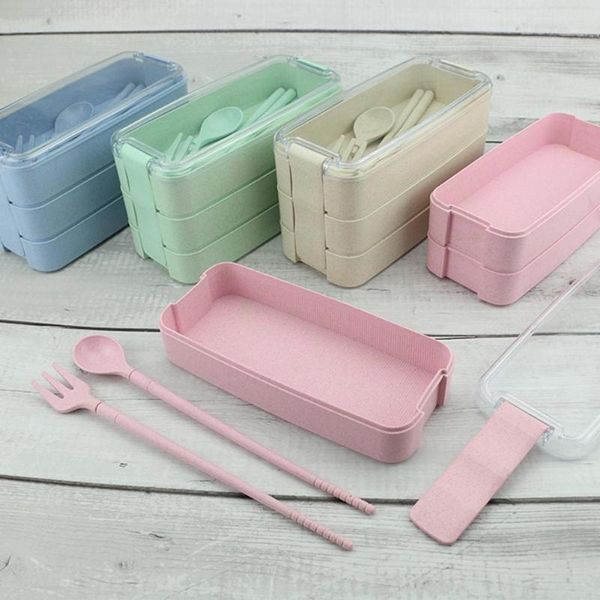 dinnerware sets three layer bento storage container spoon fork chopsticks lunch box set solid color kitchen tools accessories
dinnerware sets three layer bento storage container spoon fork chopsticks lunch box set solid color kitchen tools accessories